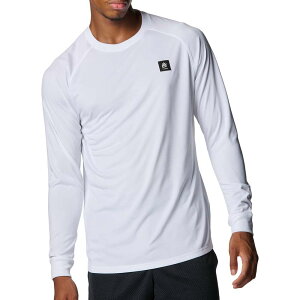 A_[A[}[ CURRYTECHGRAPHICLONGSLEEVET-SHIRT WHITE/BLACK