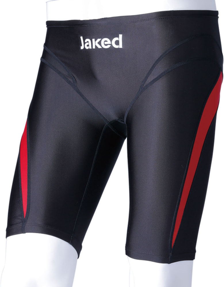 Jaked ジャケッド Fina承認 保障 JAKED J‐ELASTICO ST 新作多数 競泳用水着 ボーイズ メンズ ハーフスパッツ ダークレッド