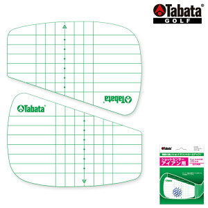 【10/25 エントリー/抽選で最大100%ポイントバック】 Tabata タバタ 正規品 ショットセンサー アイアン用 感圧紙 「 16ショット分 GV-0334 」 「 ゴルフスイング練習用品 」