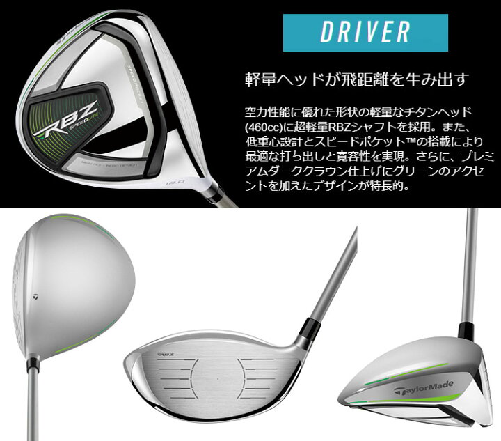 楽天市場】TaylorMade テーラーメイド 日本正規品 RBZ SPEEDLITE 
