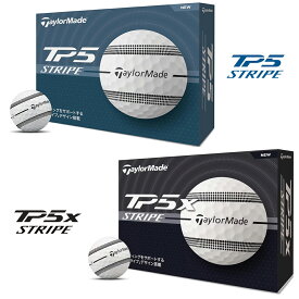 【12/10 エントリー/抽選で最大100%ポイントバック】 TaylorMade テーラーメイド 日本正規品 TP5 STRIPE ストライプ シリーズ 2024モデル ゴルフボール 1ダース(12個入) 【当店在庫品】