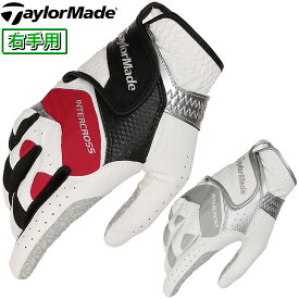 TaylorMade テーラーメイド 日本正規品 インタークロス 6.0 グローブ メンズ ゴルフグローブ ( 右手用 ) 2024新製品 「 UN147 」 【あす楽対応】