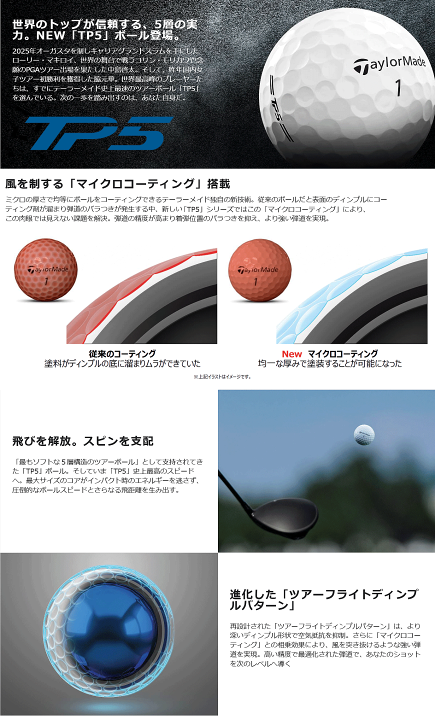 楽天市場】TaylorMade テーラーメイド 日本正規品 TP5 Pixシリーズ
