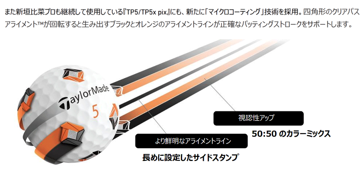楽天市場】TaylorMade テーラーメイド 日本正規品 TP5 Pixシリーズ