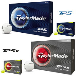 TaylorMade テーラーメイド日本正規品 TP5シリーズ 2026新製品 ゴルフボール 1ダース（12個入）