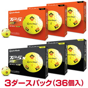 �y�܂Ƃߔ����z TaylorMade �e�[���[���C�h ���{���K�i TP5 Pix�V���[�Y �S���t�{�[�� 3�_�[�X�p�b�N(36��) �y���X�݌ɕi�z