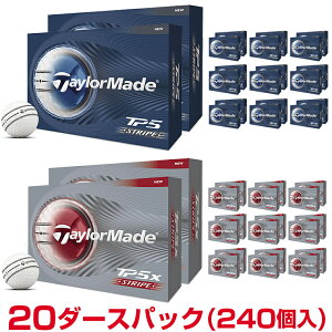 �y9/5����!�G���g���[�œ��X�S�i�|�C���g10�{!�z �y�܂Ƃߔ����zTaylorMade �e�[���[���C�h���{���K�i TP5 STRIPE �X�g���C�v �V���[�Y 2026�V���i �S���t�{�[�� 20�_�[�X�p�b�N(240��) �y���X�݌�