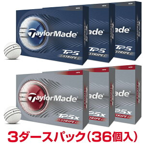 �y�܂Ƃߔ����zTaylorMade �e�[���[���C�h���{���K�i TP5 STRIPE �X�g���C�v �V���[�Y 2026�V���i �S���t�{�[�� 3�_�[�X�p�b�N(36��) �y���X�݌ɕi�z