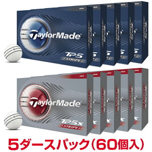 �y4/15 �G���g���[/���I�ōő�100%�|�C���g�o�b�N�z �y�܂Ƃߔ����zTaylorMade �e�[���[���C�h���{���K�i TP5 STRIPE �X�g���C�v �V���[�Y 2026�V���i �S���t�{�[�� 5�_�[�X�p�b�N(60��) �y���X�݌�