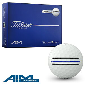 �y8/1 �G���g���[/���I�ōő�100%�|�C���g�o�b�N�z Titleist �^�C�g���X�g���{���K�i TOUR SOFT AIM 360° �c�A�[�\�t�g �G�C�� 2026�V���i �S���t�{�[��1�_�[�X(12��) �y���X�݌ɕi�z