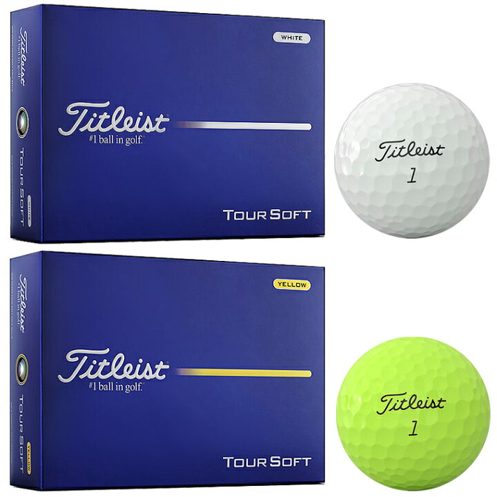 楽天市場】Titleist タイトリスト日本正規品 TOUR SOFT ツアーソフト 