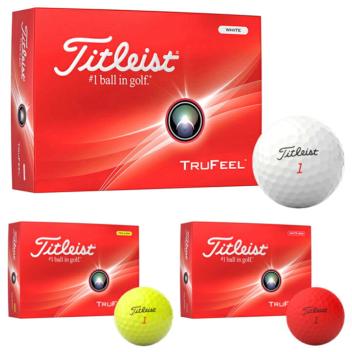 楽天市場】Titleist タイトリスト 日本正規品 TRUFEEL トゥルー  