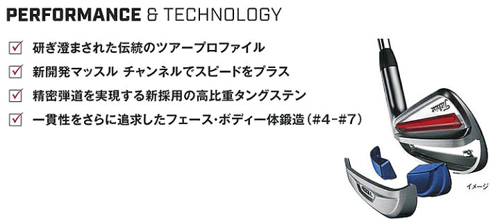 楽天市場】Titleist タイトリスト日本正規品 T100Sアイアン NSPRO105T 