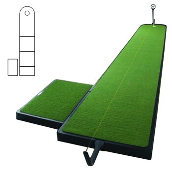 TourLinks(ツアーリンクス)日本正規品9FootTrainingAid(9フィートトレーニングエイド)全天候型パッティング練習組み立て式マット「TA-5-PP-1(Z-124)」