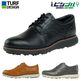 TURF DESIGN ターフデザイン 正規品 ビジゴル メンズ ゴルフ スパイクレスシューズ 2023モデル 「 TDSH-2371 」