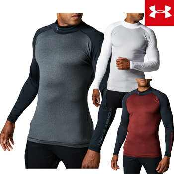 UNDERARMOURアンダーアーマー2019秋冬モデルウエアUAフィッティド長袖モックネックアンダーウエア1346696【あす楽対応】