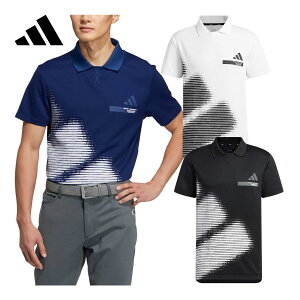 adidas Golf アディダスゴルフ ゴルフウエア 半袖ポロシャツ 「 NMJ44 」 ビックアディダスロゴ スキッパー 2023春夏モデル 【あす楽対応】