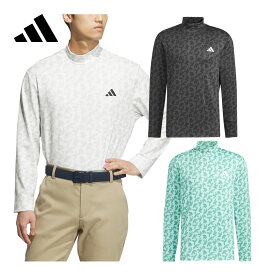 アディダス ゴルフ adidas Golf ゴルフウエア メンズ 長袖シャツ 「 MKS11 」 ストレッチ UPF50 モックネック 吸汗速乾 2023秋冬モデル 【あす楽対応】