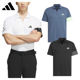 アディダス ゴルフ adidas Golf ゴルフウエア メンズ 半袖ポロシャツ 「 IKK70 」 吸汗速乾 ドライ 2024春夏モデル 【あす楽対応】