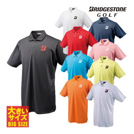 BridgestoneGolf ブリヂストンゴルフ ゴルフウエア 半袖ポロシャツ 「 50G01A 」 ビッグサイズ メンズ 【あす楽対応】