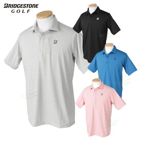 ブリヂストンゴルフ BridgestoneGolf ゴルフウエア メンズ 半袖シャツ 「 AGM01A 」 HYPER速乾 UVカット 2024春夏モデル 【あす楽対応】