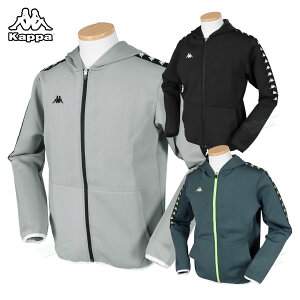【10/25 エントリー/抽選で最大100%ポイントバック】 カッパ ゴルフ KAPPA GOLF ゴルフウエア メンズ パーカー 「 634402 」 軽量 ダンボールニット スウェット 秋冬ウエア 【当店在庫品】