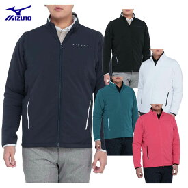 【1/25 エントリー/抽選で最大100%ポイントバック】 ミズノ MIZUNO ゴルフウエア メンズ 中綿ブルゾン 「 E2MEB506 」 ブレスサーモ 袖着脱 秋冬ウエア 【当店在庫品】