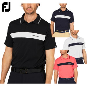 フットジョイ FOOTJOY ゴルフウエア メンズ 半袖ポロシャツ 「 FJ-S25-S02 」 チェストライン 2025春夏モデル 【当店在庫品】