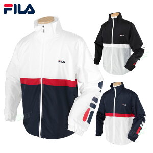 フィラ FILA メンズ ジャケット 「 FM6984 」 ウィンド トレーニングウェア スポーツ 裏起毛 秋冬ウエア 【当店在庫品】