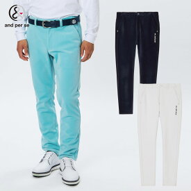 【12/5 エントリー/抽選で最大100%ポイントバック】 アンパスィ and per se ゴルフウエア メンズ ロングパンツ ストレッチ 防風 光吸収発熱 「 AMF5055E5 」 2025秋冬モデル 【当店在庫品】