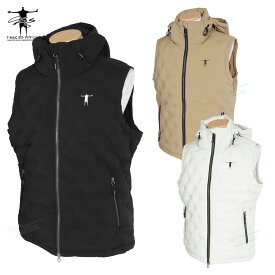 【11/11まで エントリーで最強配送10倍】 ティーマック T-MAC GOLF ゴルフウエア メンズ ダウンベスト フーディ 「 7414317115 」 秋冬ウエア 【当店在庫品】