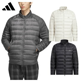 【2/10 エントリー/抽選で最大100%ポイントバック】 アディダス ゴルフ adidas Golf ゴルフウエア メンズ ダウンジャケット 撥水 保温 防風 フルジップ 「 JVU96 」 2025秋冬モデル 【当店在庫品】