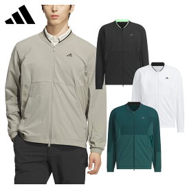 アディダス ゴルフ adidas Golf ゴルフウエア メンズ ジャケット ストレッチ 撥水 防風 軽量 フルジップ 「 JWJ82 」 2025秋冬モデル 【当店在庫品】
