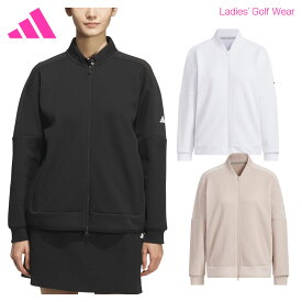 【8/18 エントリー/抽選で最大100%ポイントバック】 アディダス ゴルフ adidas Golf ゴルフウエア レディス ジャケット 吸汗 保温 吸放湿 COLD.RDY フルジップ 「 JWK06 」 秋冬ウエア 【当店在庫品】