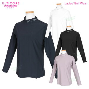 【10/30限定!エントリーで当店全品ポイント10倍!】 ブリヂストンゴルフ アルティコア ULTICORE ゴルフウエア レディス 長袖モックネックシャツ 4WAYストレッチ 「 FBL03F 」 2025秋冬モデル 【当店在