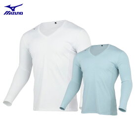 【7/18 エントリー/抽選で最大100%ポイントバック】 MIZUNO ミズノ正規品 バイオネクスト クールラピッド Vネックシャツ メンズ アンダーウエア ゴルフウエア 接触冷感 「 52MJD002 」 【当店在庫品】
