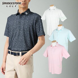 【8/10 エントリー/抽選で最大100%ポイントバック】 ブリヂストンゴルフ BridgestoneGolf ゴルフウエア メンズ 半袖シャツ 4WAYストレッチ 吸汗速乾 UVカット 「 IGM04A 」 2026春夏モデル 【当店在庫品】