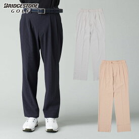 【8/10 エントリー/抽選で最大100%ポイントバック】 ブリヂストンゴルフ BridgestoneGolf ゴルフウエア メンズ ロングパンツ 2タック ストレッチ －3℃ 「 IGM91K 」 2026春夏モデル 【当店在庫品】