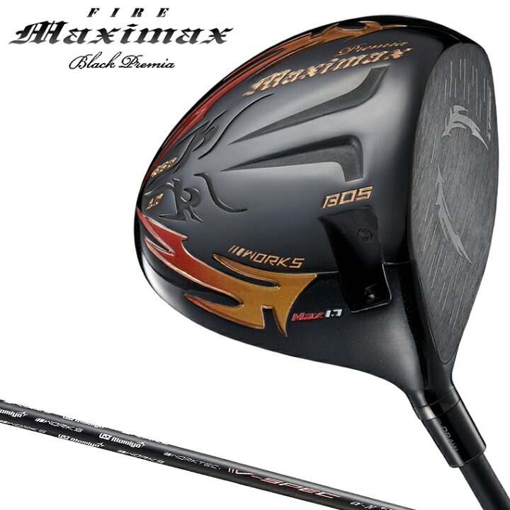楽天市場】WORKS GOLF ワークスゴルフ 正規品 FIRE Maximax Black 