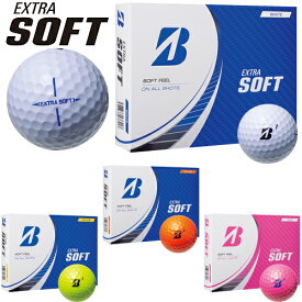 2023年モデル日本正規品ブリヂストンゴルフエクストラソフトゴルフボール1ダース(12個入り)「BRIDGESTONE EXTRA SOFT」【あす楽対応】