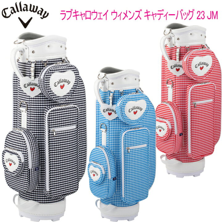 楽天市場】ラブキャロウェイ ゴルフウィメンズ 23 JMキャディーバッグ 