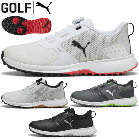 プーマ ゴルフフュージョン グリップ 6 ディスクスパイクレス メンズ ゴルフシューズ311216「PUMA GOLF FUSION GRIP DISC SPIKELESS GOLF SHOES」2025年春夏モデル日本正規品