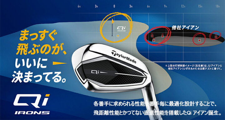 楽天市場】テーラーメイドキュー アイ アイアン5本セット（＃6〜9、PW 