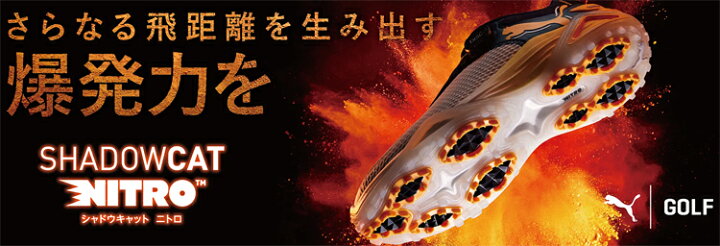 楽天市場】プーマ ゴルフシャドウキャット ニトロ ディスクスパイク 