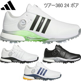 アディダスツアー360 24 ボアソフトスパイク メンズ ゴルフシューズ「Adidas TOUR 360 24 BOA GOLF SOFT SPIKE GOLF SHOES」MDK79【あす楽対応】2024年春夏モデル日本正規品