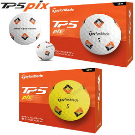 テーラーメイドTP5 Pixゴルフボール1ダース12個入りTaylor Made TP 5 Pix【あす楽対応】2024年モデル日本正規品