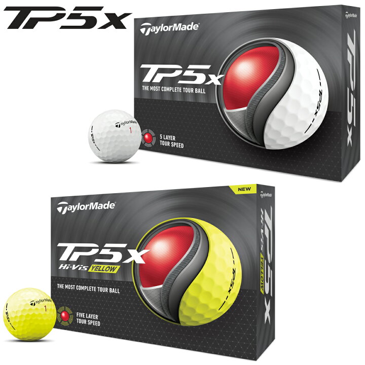 楽天市場】テーラーメイドTP5Xゴルフボール1ダース12個入りTaylor Made 