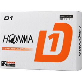 まとめ買い本間ゴルフホンマ New D1ゴルフボールアライメントマーク入り6ダースセット(72個入り)HONMA GOLF NEW D1 BT2401【あす楽対応】2024年モデル日本正規品