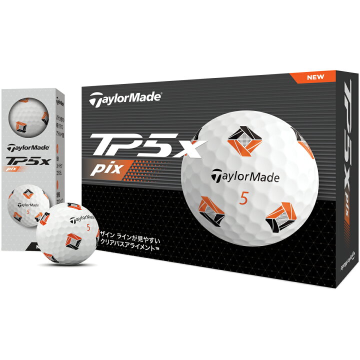 楽天市場】テーラーメイドTP5 X Pixゴルフボール1ダース12個入りTaylor 