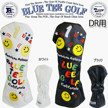 ブルーティーゴルフスマイル&ピンボールカリフォルニアヘッドカバードライバー用「BLUETEEGOLFSMILE&PINBALLCalifornia」【ネコポス2個まで対応】【あす楽対応】